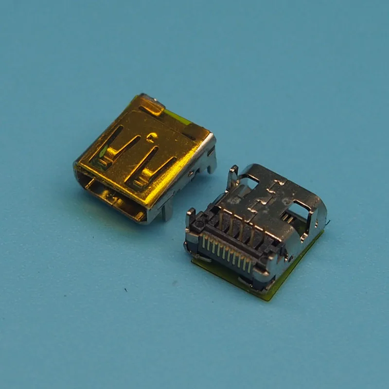 30 шт./лот HDMI D Тип 19Pin HDMI Женский Разъем MICRO HDMI разъем SMT& DIP