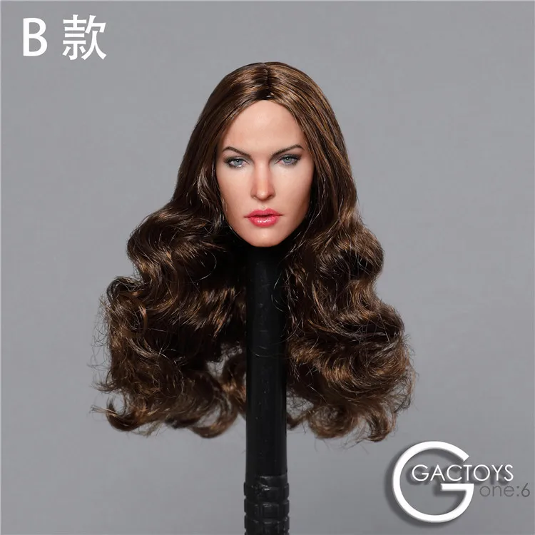 GACTOYS GC029 1/6 Женская звезда голова лепить для 12 дюймов Женская Фигурка DIY