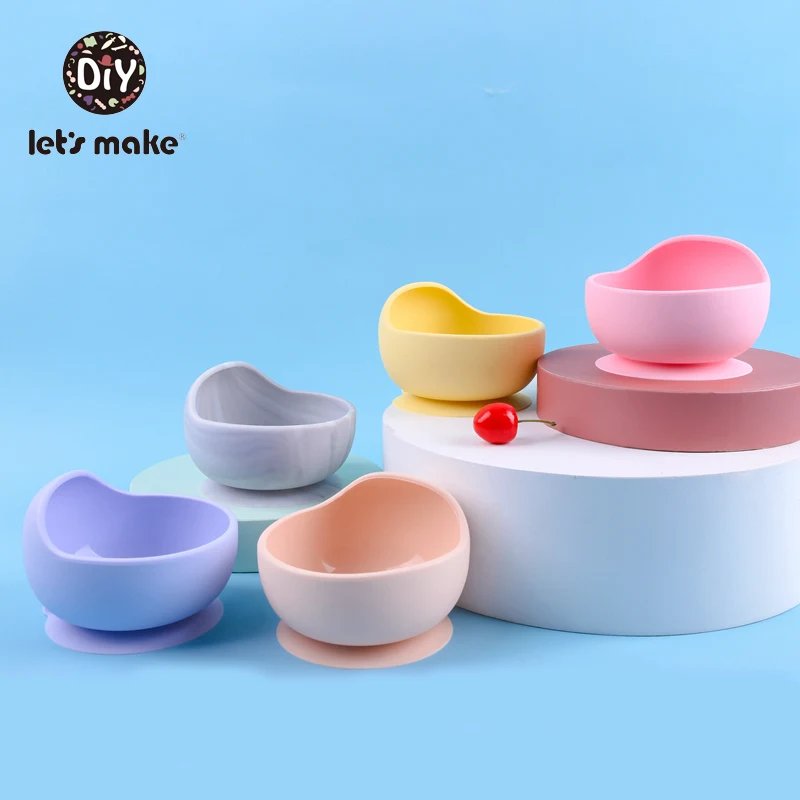Baby Feeding Silicone Plate Kids Bowl & Spoon Set BPA Free Dishes Tableware Cartoon Shape Children Baby Plate Baby Product