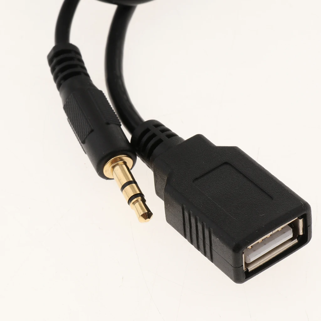 Aux USB 3,5 мм в адаптер mp3-плеер кабель радио интерфейс с кардридером
