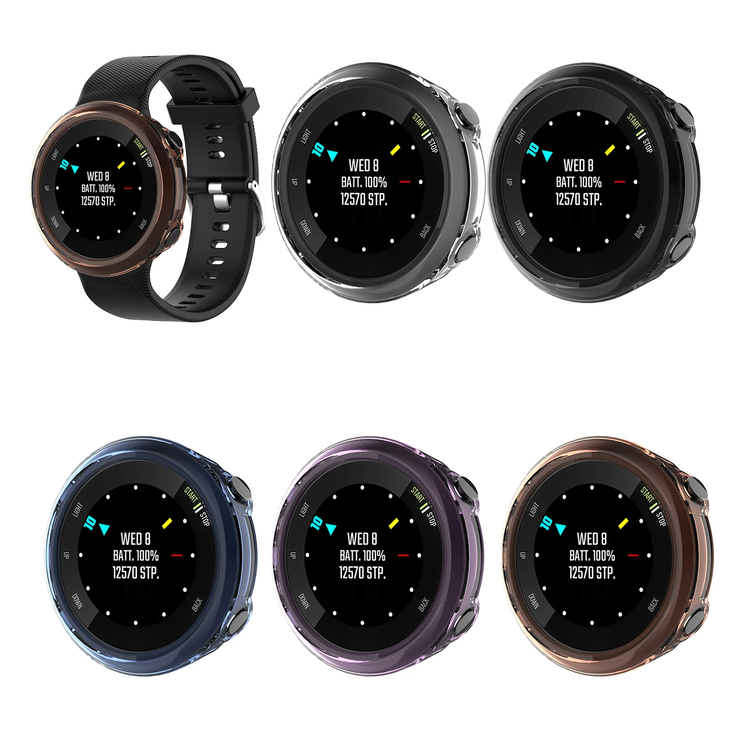 

BEHUA High-quality Smart Watch Protective Case Transparent Soft tpu Cover For Garmin Forerunner 45S / 45 Watch Accessories
