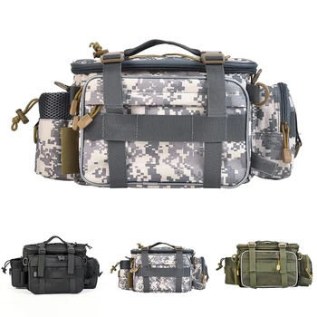 

Multifunctional Fishing Waterproof Tackle Bags Outdoor Sports Waist Pack Fishing Lures Gear Storage Bag Single Shoulder Bags