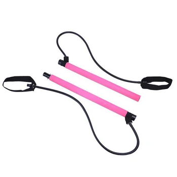 

Pilates Bar Lightweight Resistance Band And Toning Bar Home Gym Trainer Portable Pilates Total Body Workout Yoga Fitness Stretch