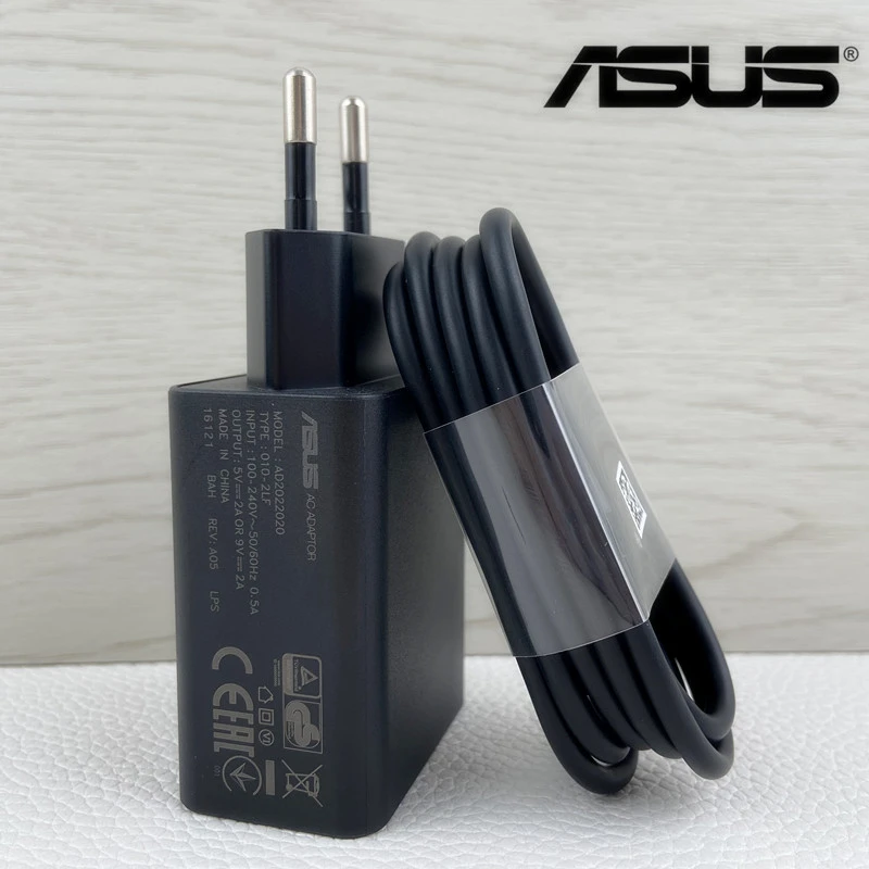 65 watt charger mobile Original Asus 9V/2A Fast Charger EU Quick Charge Usb Type C Cable Adapter for ASUS Zenfone z5 5 6 3/ 3 Ultra/3 Deluxe/4/4 pro usb quick charge 3.0