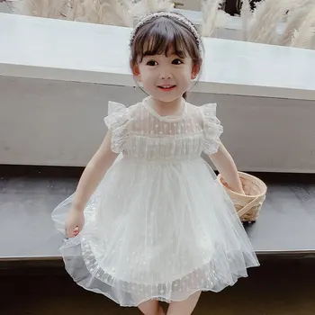 

Girls Dress Summer Dresses Princess Mesh Girls Clothes Party Children Clothing Toddler Baby Kids Dress For Girl 2 3 4 6 8Years