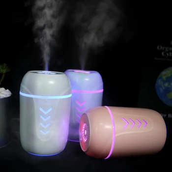 

USB Air Humidifier 3 In 1 Ultrasonic Cool-Mist Adorable Cool Mist Maker Air Humidifier Purifier With Romantic Light