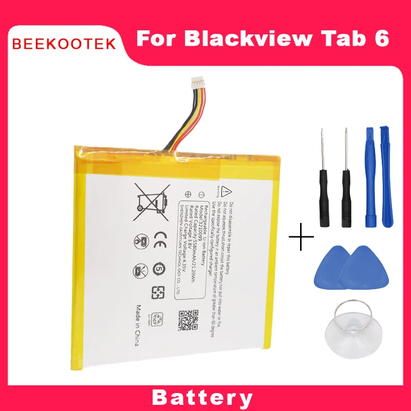 

New Original Blackview Tab 6 Battery Inner Battery High Quality High Capacity 5580mAh Battery For Blackview Tab 6 Tablet PC