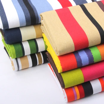

Canvas cotton fabric cloth by meter 150 cm width thick sofa table cloth floral fabric striped curtain pillow old coarse fabric