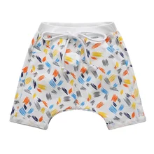 Корейский стиль, повседневный летний милый короткий модный костюм для маленьких мальчиков, детские брюки, пляжные шорты для мальчиков