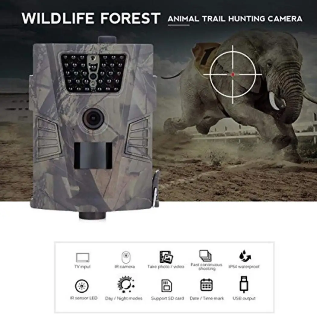 

HT001 Outdoor Hunting Camera Portable Multi-function 12 million 26, can shoot 10m far Kit TF card 1920 x 1080P