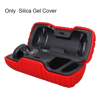 

Bluetooth Earphone Case Solid Silicone Box Cover Anti Slip Charging Port Groove Protective Dust Proof Storage Portable For BOSE