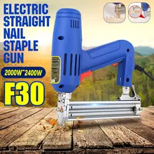 Drillpro электрический прямой гвоздь ГУ 2000 Вт 220 В сверхмощный деревообрабатывающий инструмент высокой мощности электрические штапельные гвозди Деревообрабатывающие инструменты