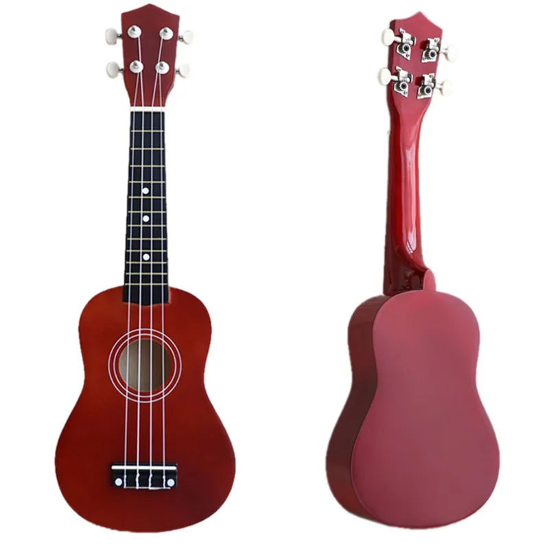 ABZB-21 дюймов сопрано Гавайские гитары укулеле 4 струны Гавайская гитара Уке+ Струны+ палочки для начинающих подарок для детей