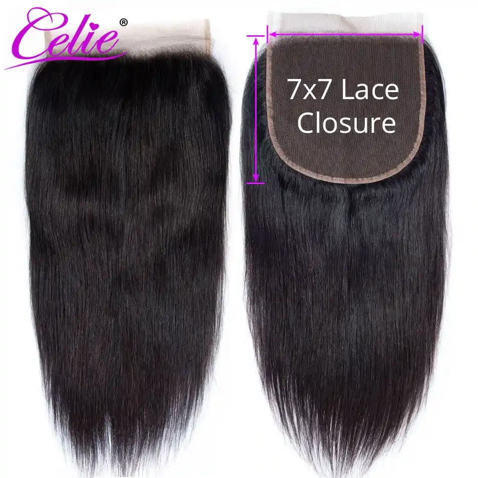 7x7 lace closure Clearance