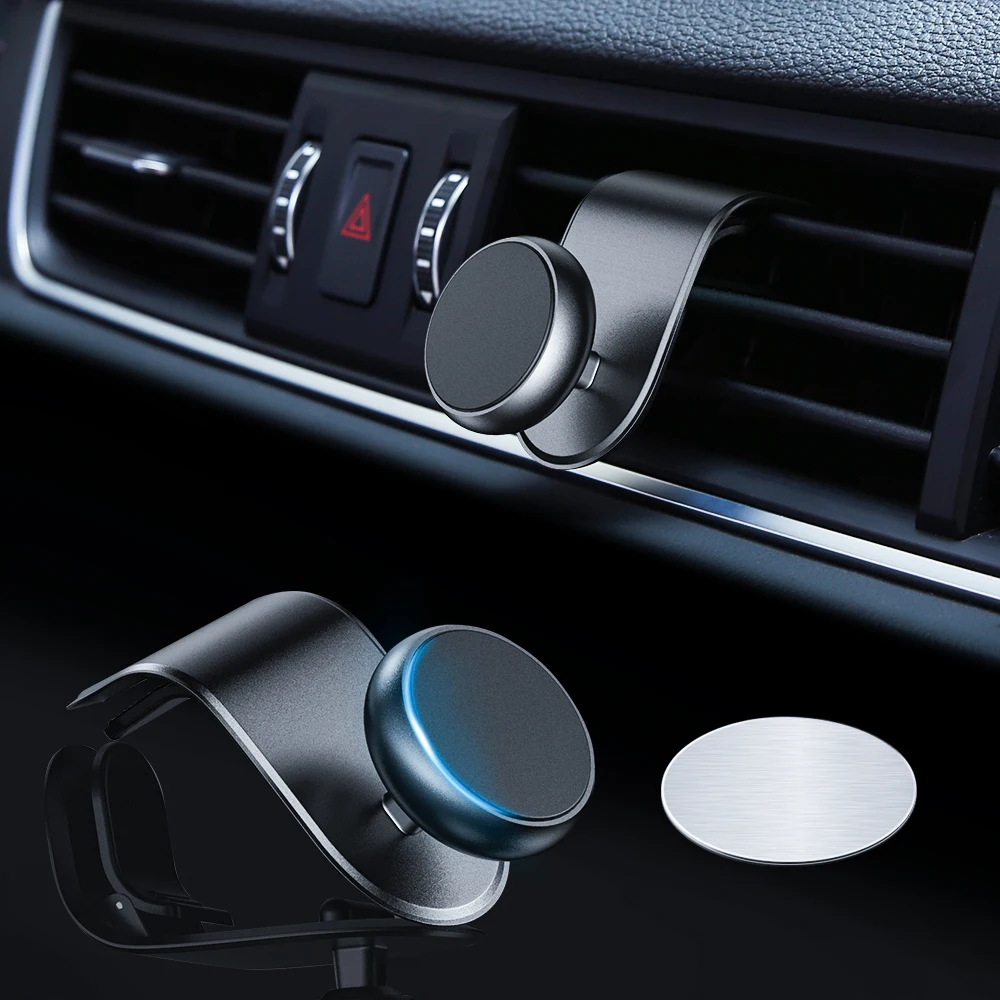 FLOVEME Metall Magnetische Auto Telefon Halter Air vent Outlet Halterung Auto Handy Halter Stehen F