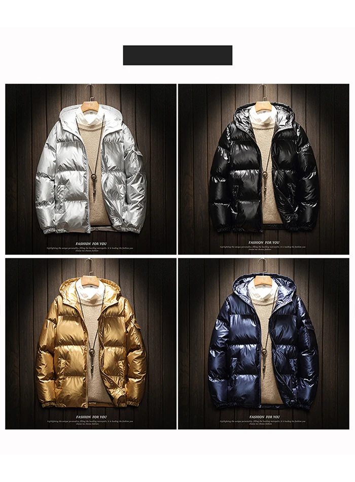 Стиль, модная мужская зимняя верхняя одежда, мужская Толстая Уличная куртка с капюшоном, повседневная Толстая зимняя куртка-бомбер