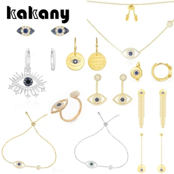 

Kakany Original 1: 1 High Quality Zirconia Lucky Eye Necklace Necklace Bracelet Earrings Women Fashion Luxury Accessories
