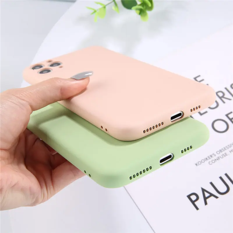 Lovebay Candy Color Phone Case For iPhone 11 11 Pro Max Liquid Silicone Solid Plain For iPhone 11 Case Soft TPU Back Cover Shell Lovebay Candy Color Phone Case For iPhone 11 11 Pro Max Liquid Silicone Solid Plain For iPhone 11 Case Soft TPU Back Cover Shell