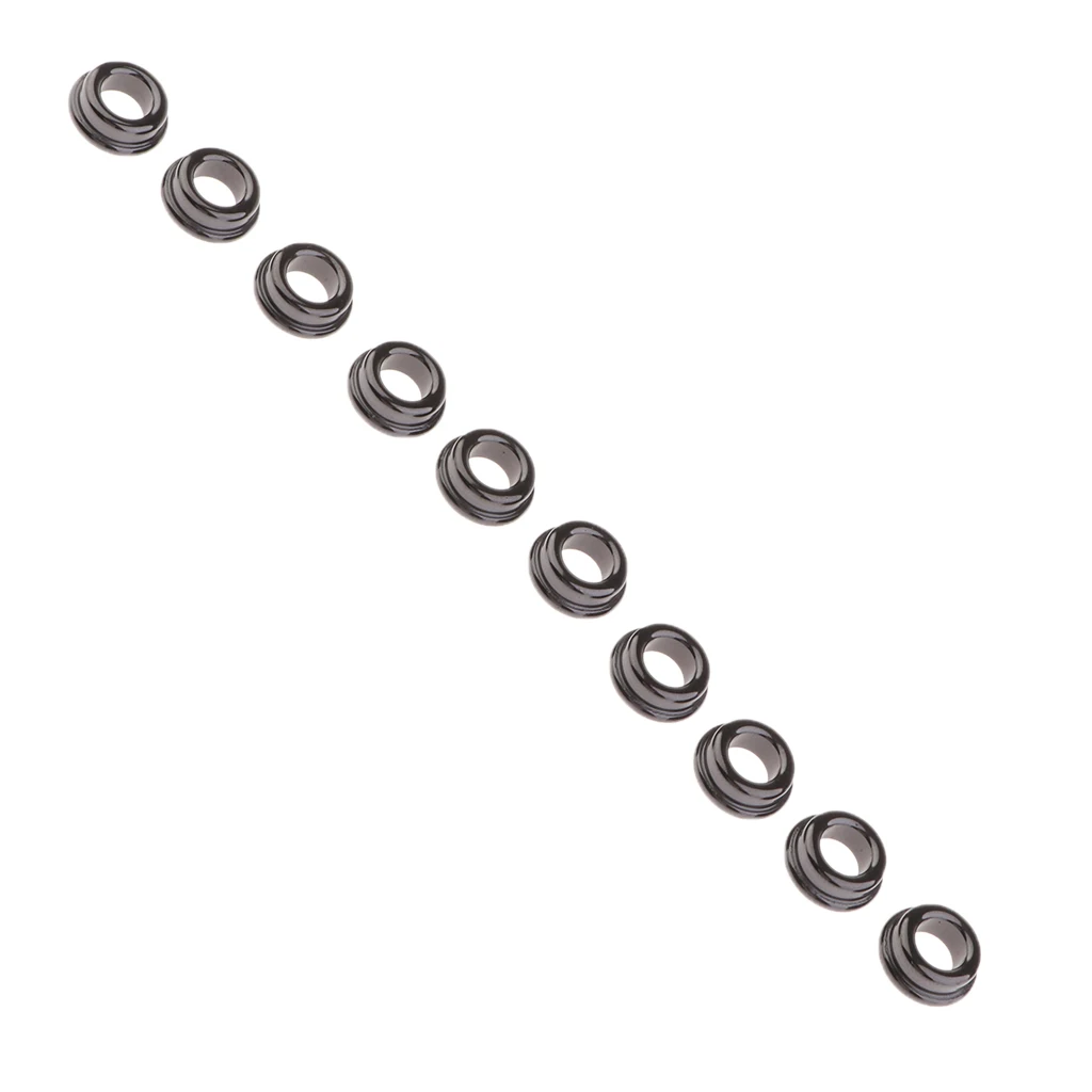 10PCS Ceramic Sea Fishing Rod Guide Eye Ring Black DIY Pole Ceramic Rings Raft Fishing Repair Kit Fishing Accessories S M L 10PCS Ceramic Sea Fishing Rod Guide Eye Ring Black DIY Pole Ceramic Rings Raft Fishing Repair Kit Fishing Accessories S M L