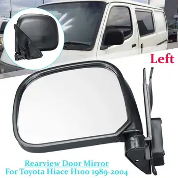 

Hot Pair Left & Right Car Manual Door Rearview Mirror with Glass for Toyota Hiace H100 1989-2004 Right-hand Driving