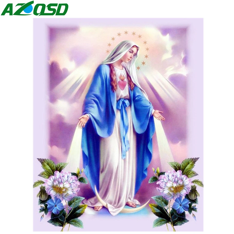Azqsd Алмазная картина вышивка крестом религия алмазная мозаика распродажа иконы