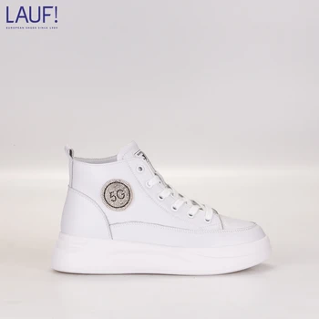 

Women's sneakers 1691-2 white, color me, genuine leather