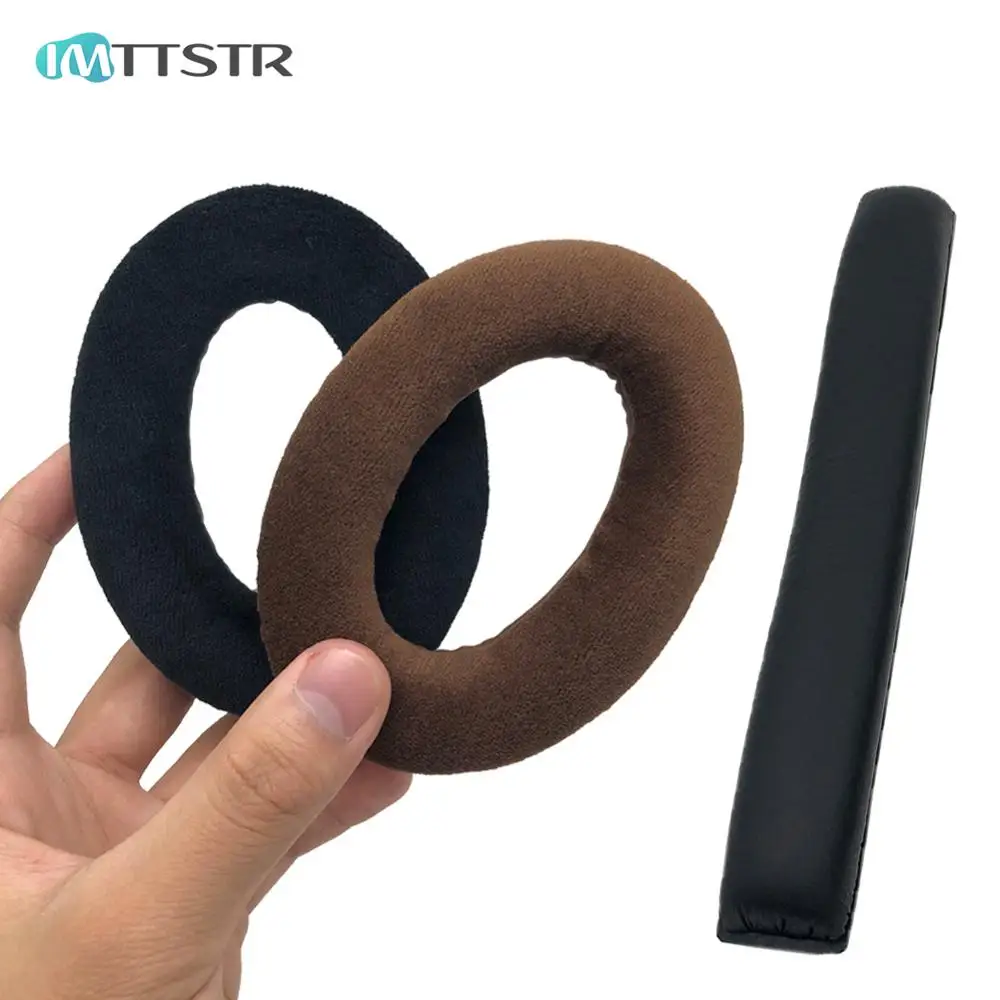 IMTTSTR Headband Earpads for Sennheiser PC350 HD380 PC 350 HD 380 Pro Earphones Sleeve Cushion Bumper Cover Cups Replacement