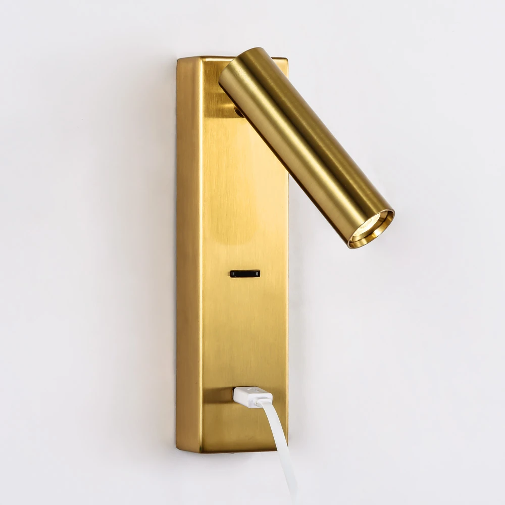 Brass reading light wall Clearance