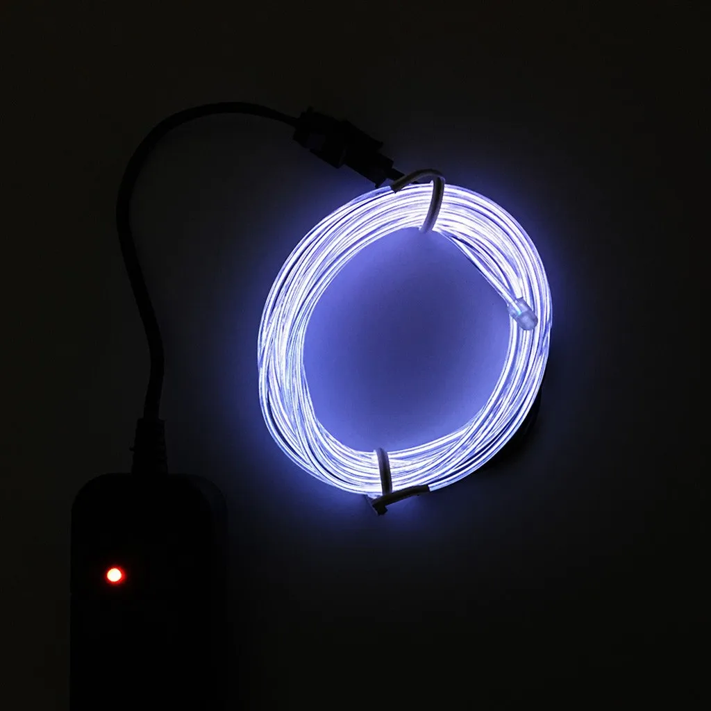 Гибкий светодиодный проводной Контролер светодиодной полосы Веревка светящийся Декор неоновая лампа USB контроллер