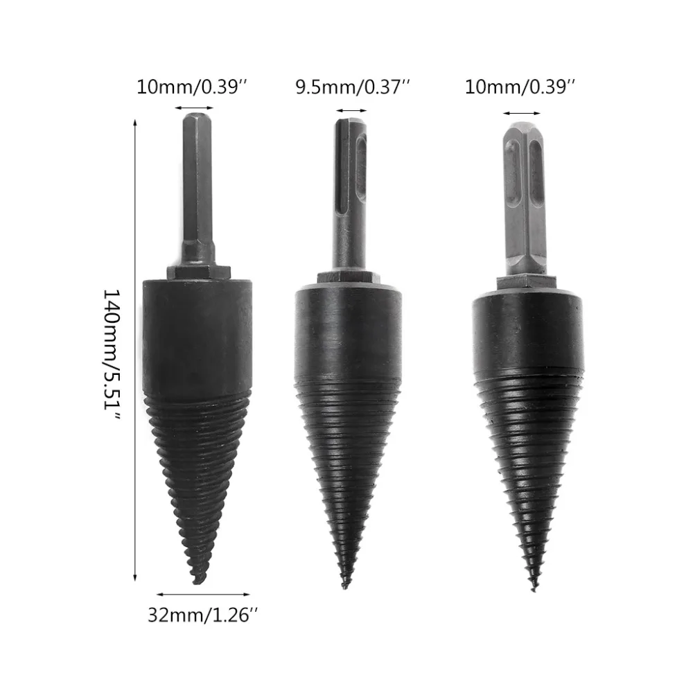 1 шт. 130x32 мм дровяная машина, сверло для дерева, конический расширитель, перфоратор, шуруповерт, буровое долото, инструменты для сверления