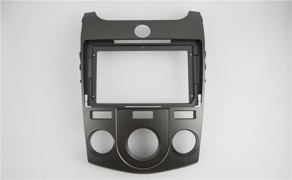 Специальный 9-дюймовый автомобильный Радио Рамка для приборной доски тире Панель для Kia Форте 2009(поскольку мерки снимаются вручную, переменного тока и т. д.) головное устройство автомобиля установке стерео