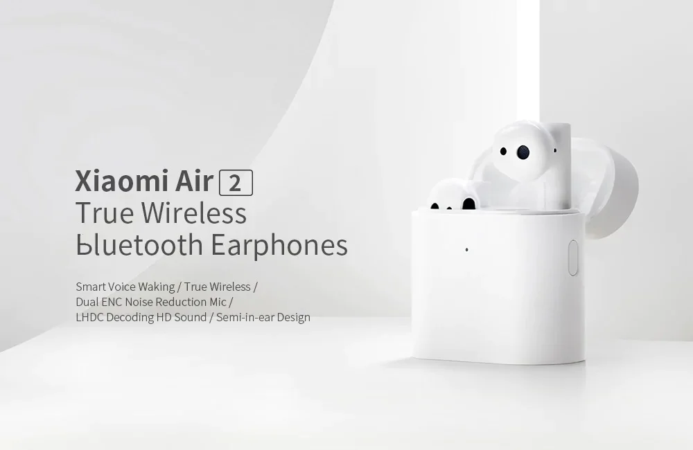 Xiaomi TWS bluetooth наушники беспроводные bluetooth 5,0 наушники Air 2 LHDC стерео ENC шумоподавление с зарядным устройством