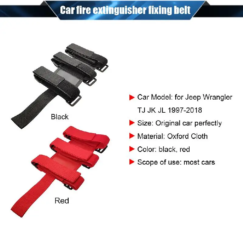 Оксфордский автомобильный держатель огнетушителя для Jeep Wrangler TJ JK JL 1997 2018