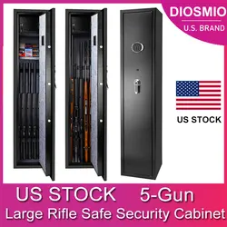 DIOSMIO – armoire de sécurité pour armes à feu, 5 armes à feu, fusil de chasse, avec/sans optique, avec serrure pour pistolet 