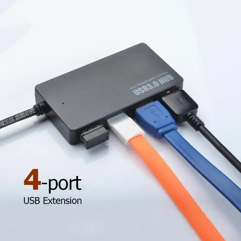 CY304 4-Порты мульти USB3.0 5 Гбит/с USB Высокоскоростной Разветвитель USB концентратор для портативных ПК превосходное мастерство и долговечность