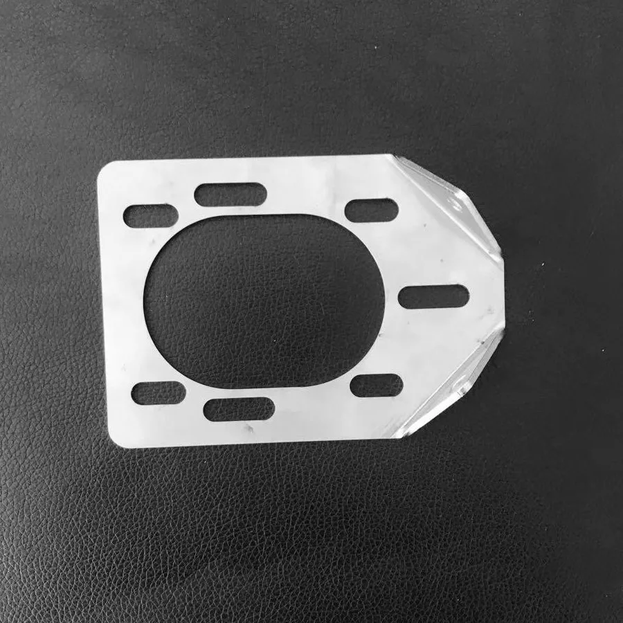 stainless steel backing plate for rod holder