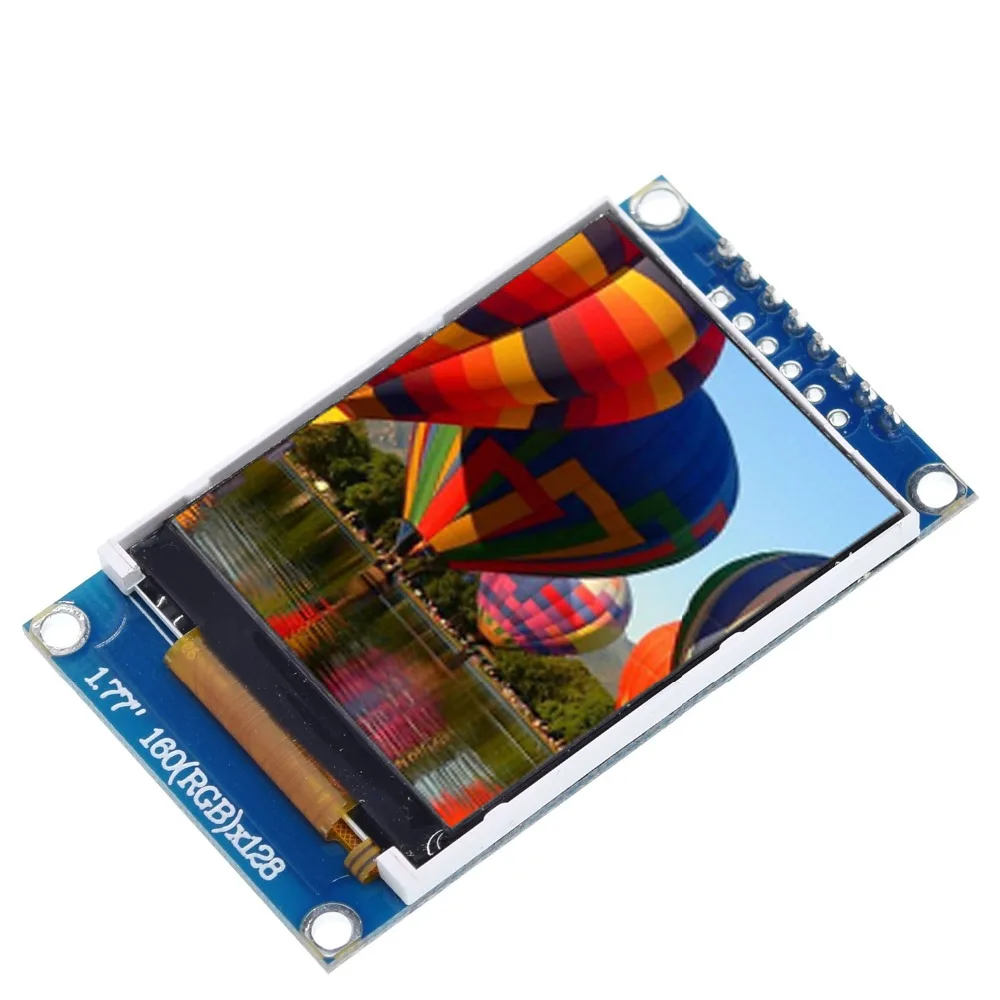 TZT 1,77 дюймов TFT lcd экран 128*160 1,77 TFTSPI TFT цветной экран модуль последовательного порта