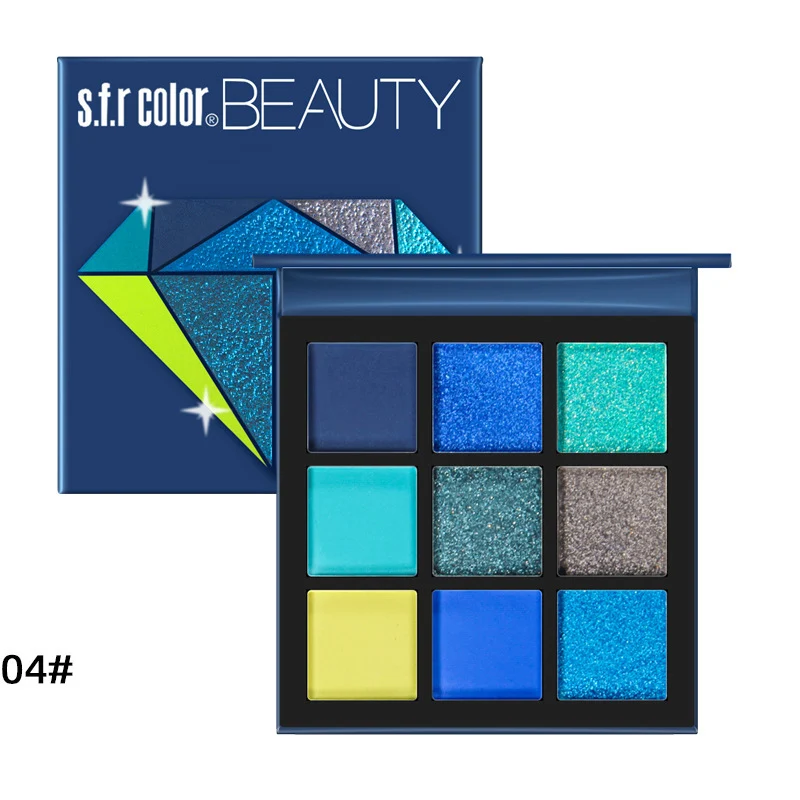 9 Color matte Eyeshadow Eye Makeup Waterproof Mineral Powder Shimmer Eye Shadow Make up Palette For Women