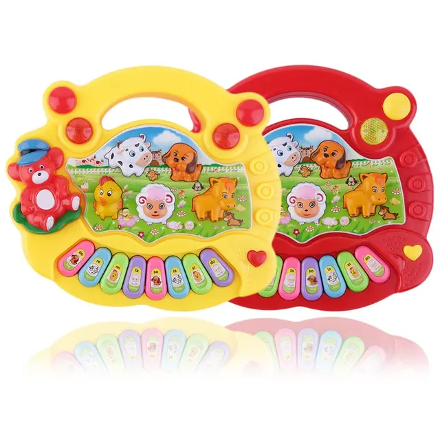 Baby Kids Musical Educational Piano Animal Farm Developmental Music Piano Toy for Child Birthday gift Hot Selling Toys 2