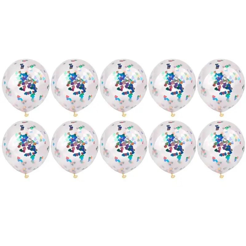 10pcs 12inch 1 Набор воздушные шары на день рождения DIY вечерние шары для декора стола - Цвет: 10pcs 12inch