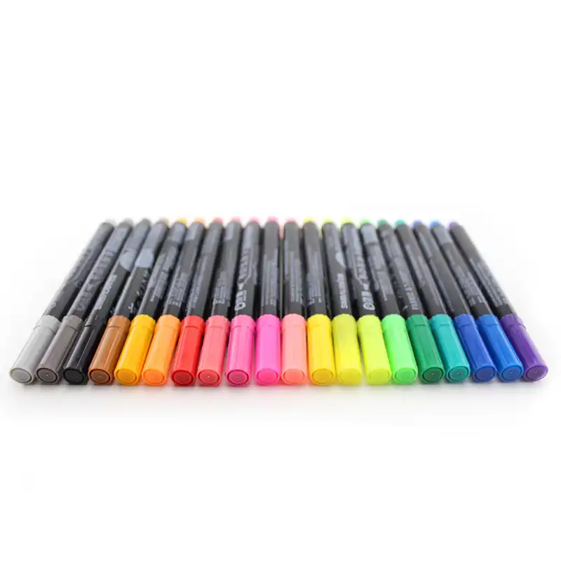 liner textile ink cloth paint color for artist black marker