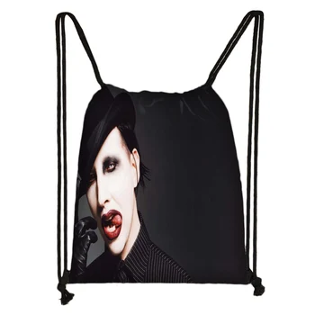 

Custom Marilyn Drawstring Bag Daypack Kids Satchel Casual Backpack Teenager Storage Bag Women Men 32x38cm*18-1031-02-17
