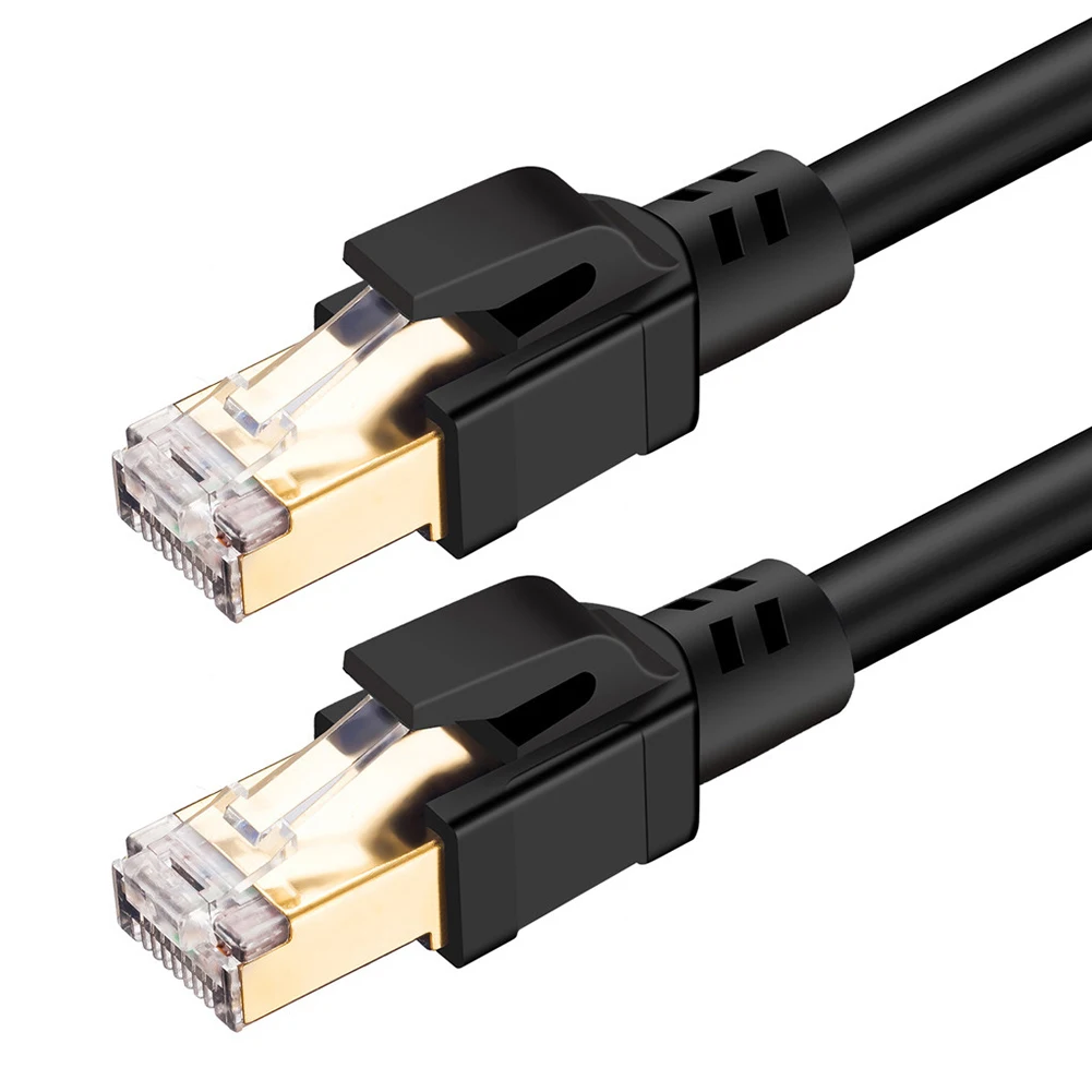 Ethernet кабель Cat8 RJ45 2 ГГц Интернет Соединительный шнур модем маршрутизатор для ПК