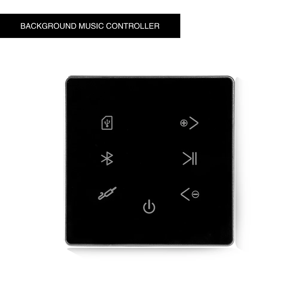 M86H bluetooth home mini amplifier in-wall  USB/SD card panel background music system ceiling speaker kit DIY  Stereo Amplifier 