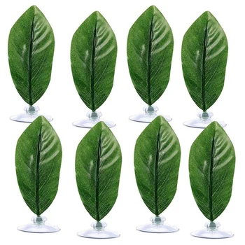 

Aquarium Supplies, Fish Tank Pet Decoration, Landscaping Simulation Leaves, Betta Spawning, 8 Packs