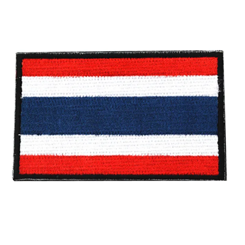 Country Flag Patch Embroidery armband Stripes Embroidered Russia Turkey Singapore Korea Pakistan Flag Tactical Military Patch #4 (11)