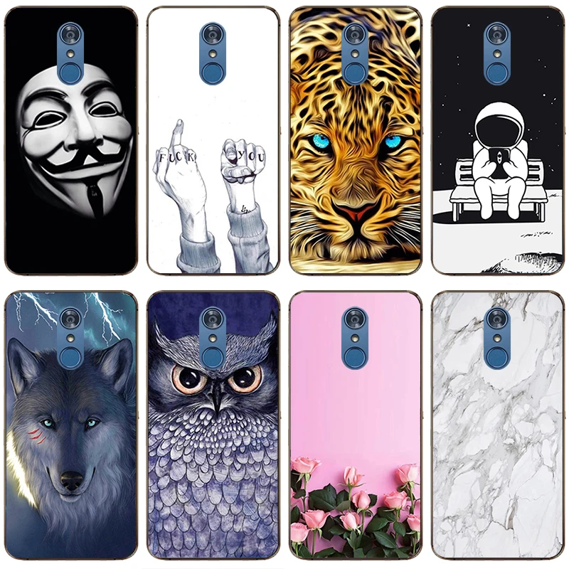 Caso Di Fantasia Per Lg Q7 Più Lg Q7 Alpha Caso Molle Di Tpu Della Copertura Posteriore Del Telefono Per Lg Q7 Q 7 Gusci Di Protezione Caso