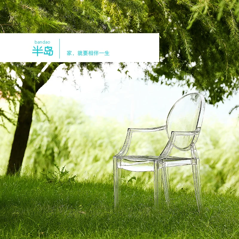 

60pcs PACK, Charismatic Banquet Clear Plastic Chair with armres / Made of Transparent Polycarbonate / Indoor and Outdoor Use