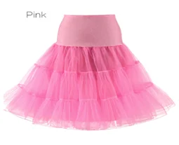 Pink 24 часа в сутки для 50s Косплэй подкладка «рокабилли» платье кринолин для женщин Свадебные Нижняя рокабилли платье-пачка - Цвет: Pink