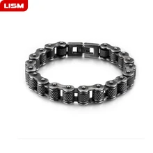 Новинка, мужские браслеты в стиле панк, винтажные, мужские, байкерские, мотоциклетные, модные, 316L, нержавеющая сталь, ювелирные изделия, Прямая поставка